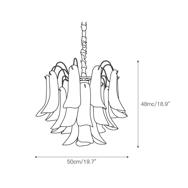Alnoreth Lustre Métal Verre Créativité Individuelle - Neutralighting