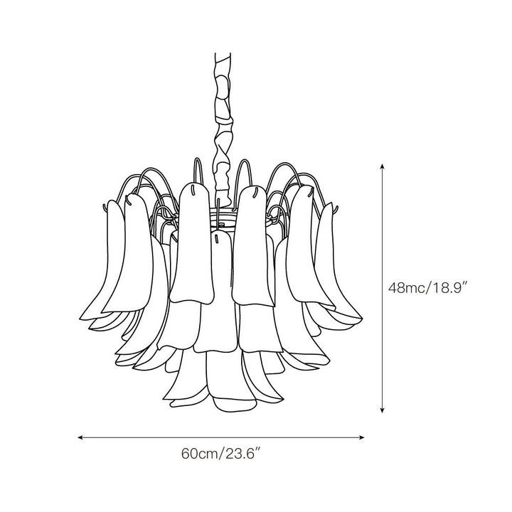 Alnoreth Lustre Métal Verre Créativité Individuelle - Neutralighting