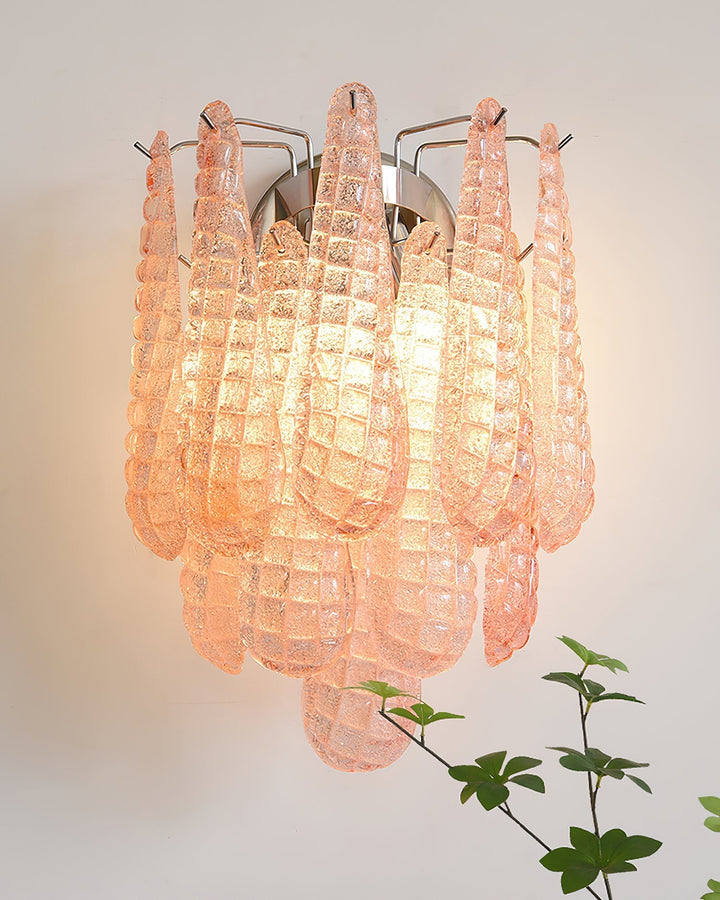 Mazzega Applique Murale Cascade en Verre en Forme de Goutte - Neutralighting
