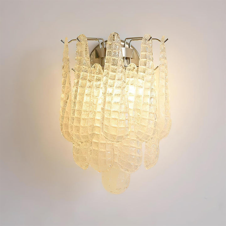 Mazzega Applique Murale Cascade en Verre en Forme de Goutte - Neutralighting