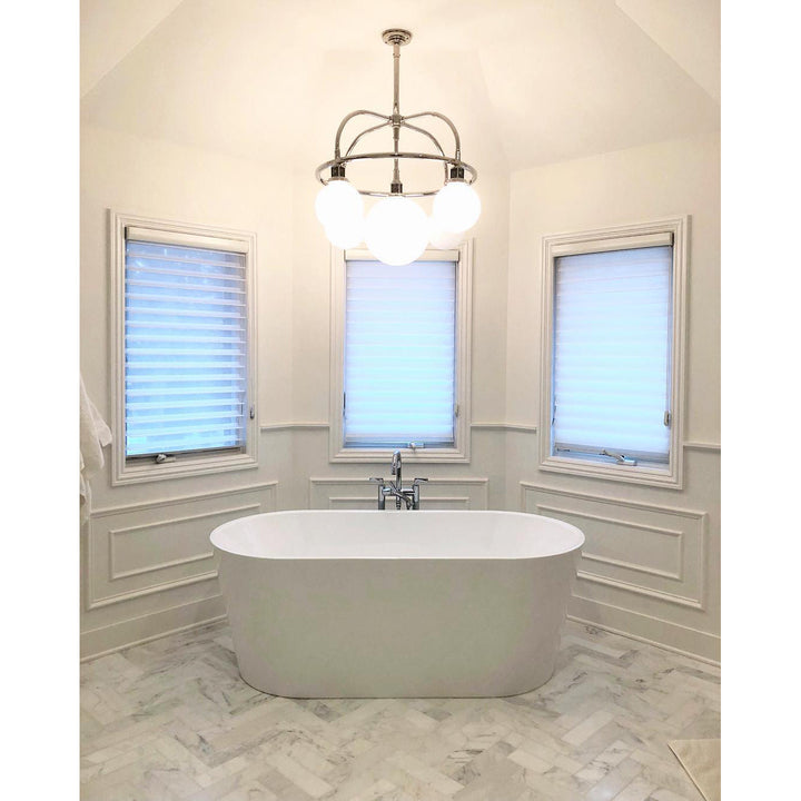 Vathea Lustre Métal Verre Minimaliste Moderne - Neutralighting