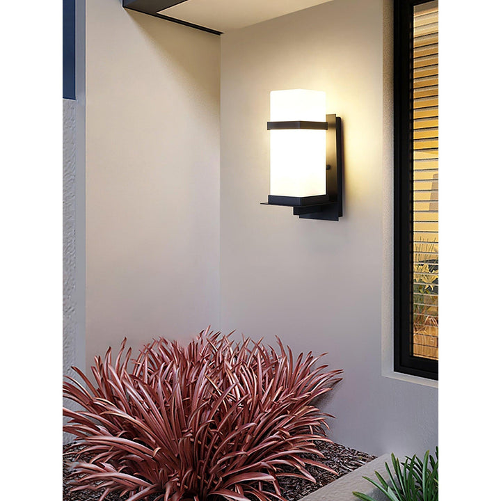Ishaaris Applique Murale Métal Verre Extérieure Moderne - Neutralighting