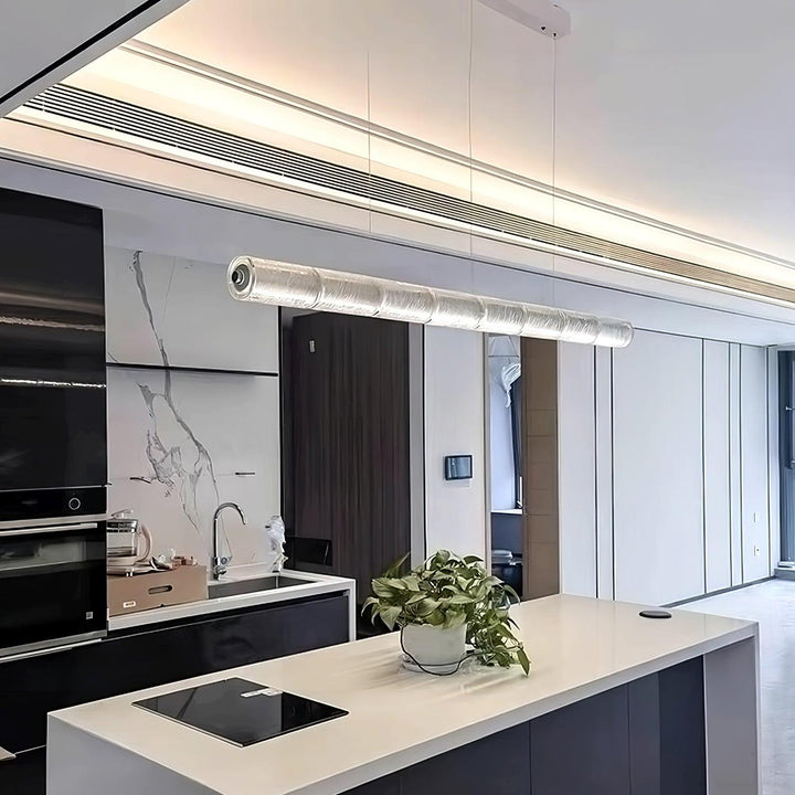 Lyliris Suspension Linéaire en Verre Minimaliste - Neutralighting