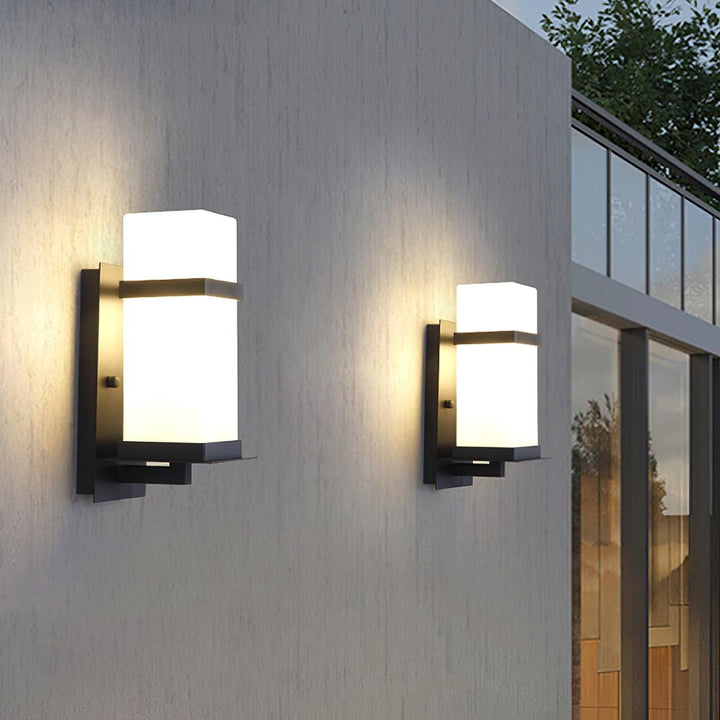Linea Applique Murale Art Nordique en Verre pour Extérieur - Neutralighting