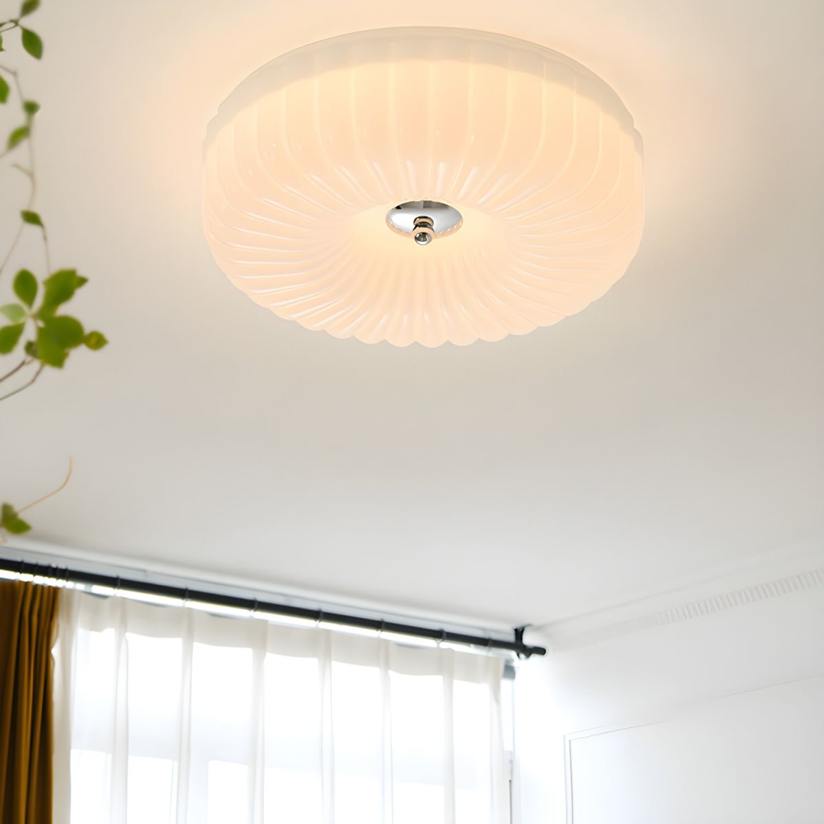 Arisha Moderne LED Verre Plafonnier Chambre à Coucher - Neutralighting