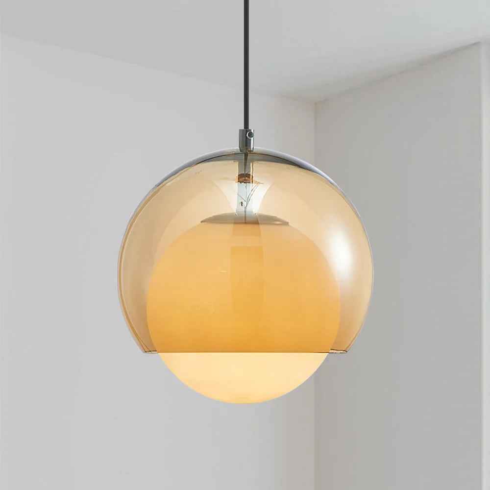 Valentina Minimaliste LED Suspension Métal/Verre Chambre À Coucher - Neutralighting