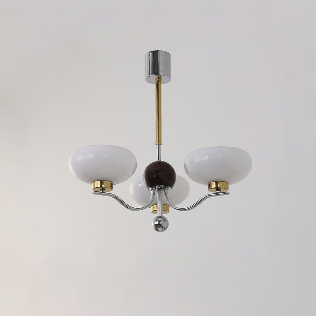 Titus Chandelier Vintage en Verre - Neutralighting