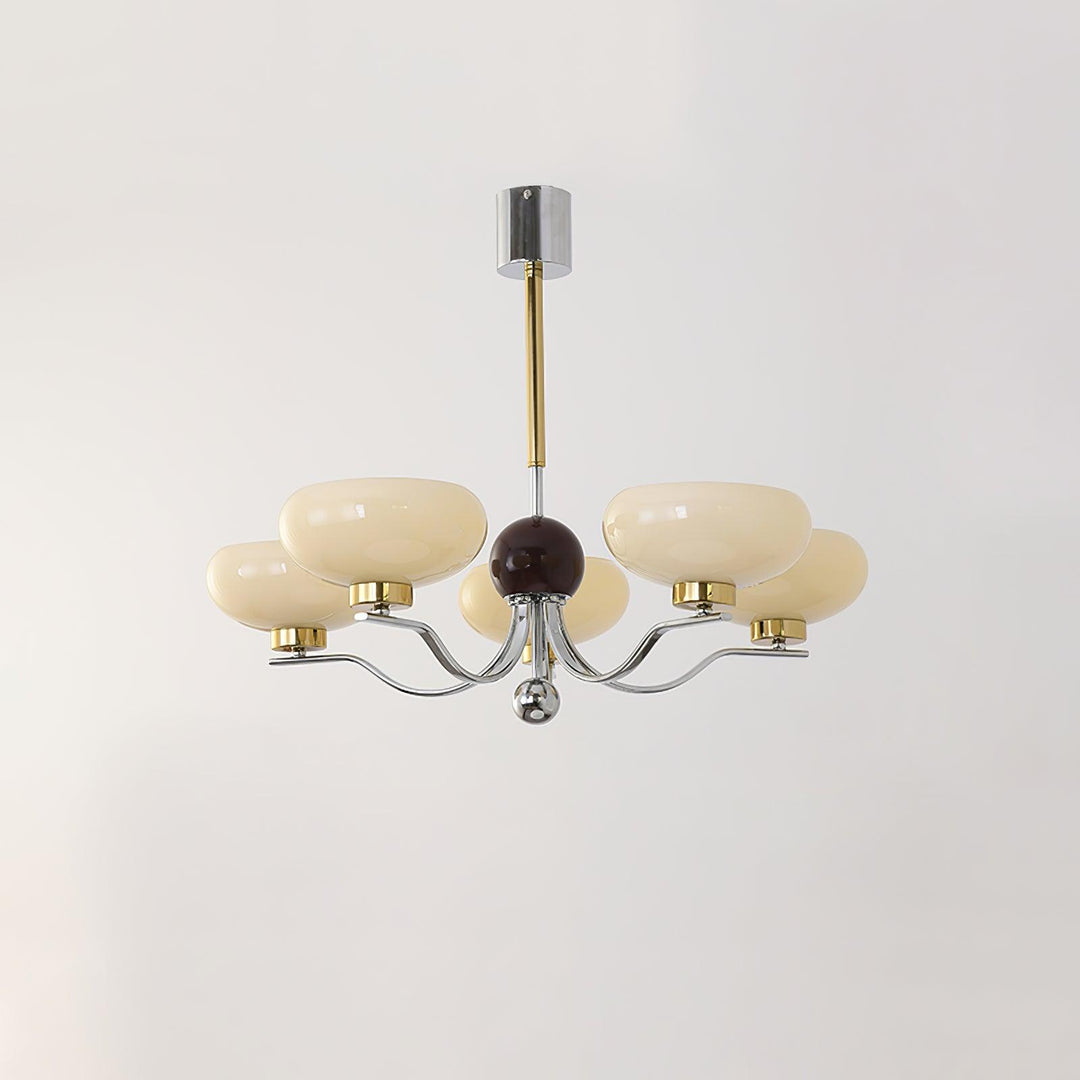 Titus Chandelier Vintage en Verre - Neutralighting