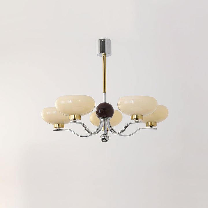 Titus Chandelier Vintage en Verre - Neutralighting