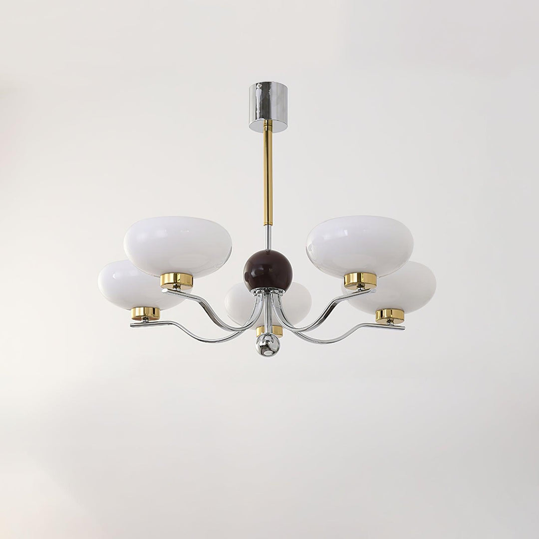 Titus Chandelier Vintage en Verre - Neutralighting