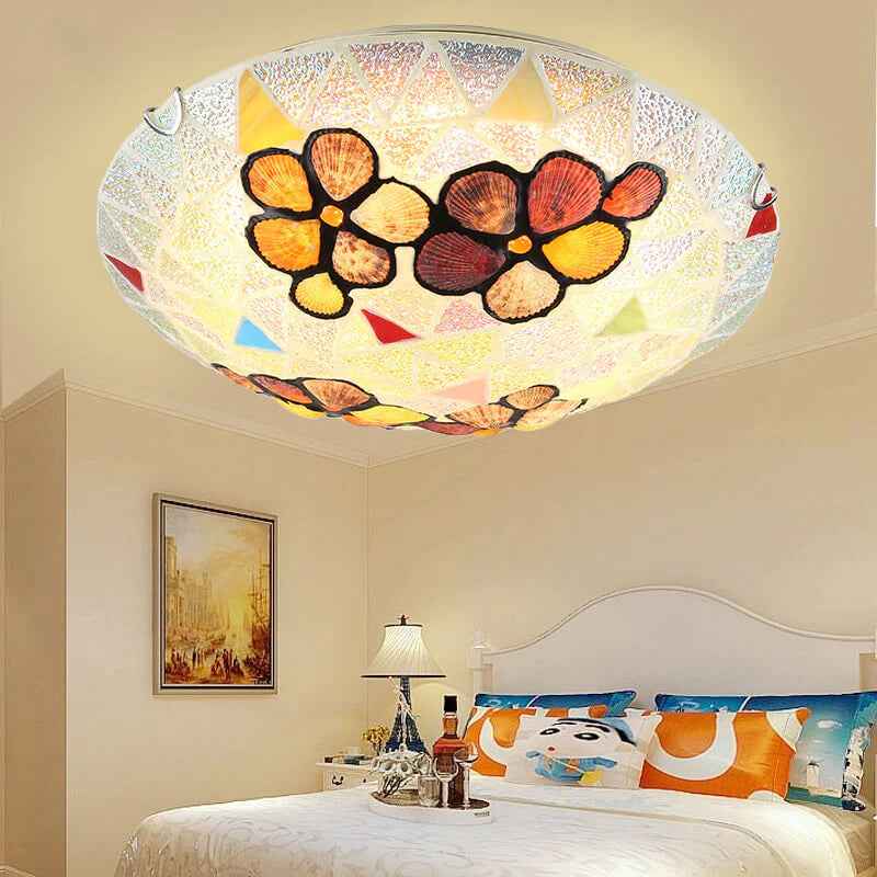 Plafonnier Tiffany Verre LED V19