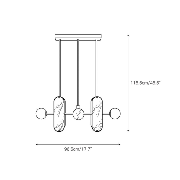 Orshaisra Suspension Albâtre Minimaliste Moderne - Neutralighting