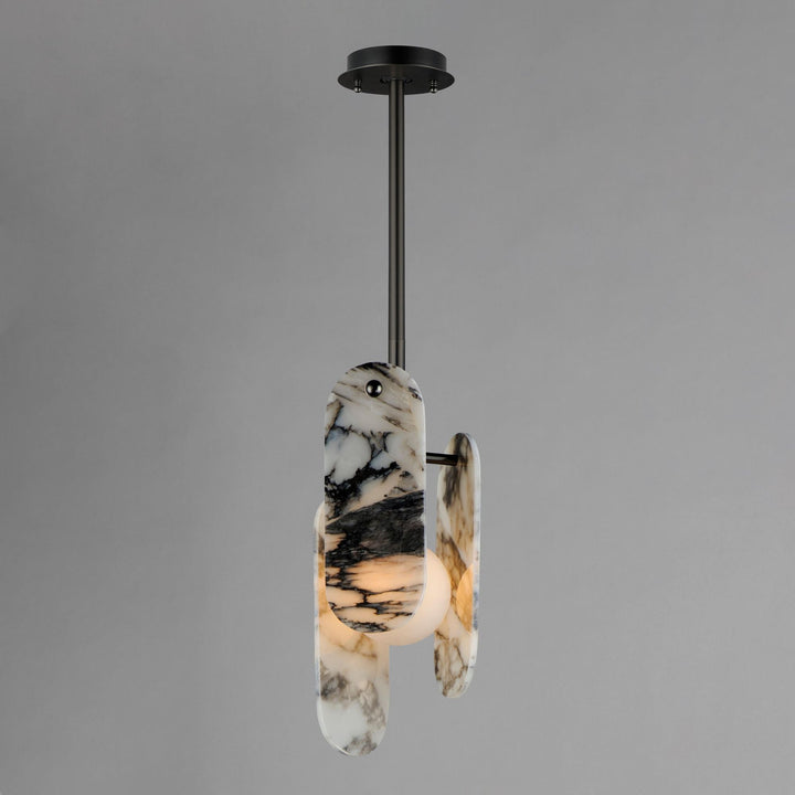 Cevynarae Suspension Marbre Verre Minimaliste Moderne - Neutralighting