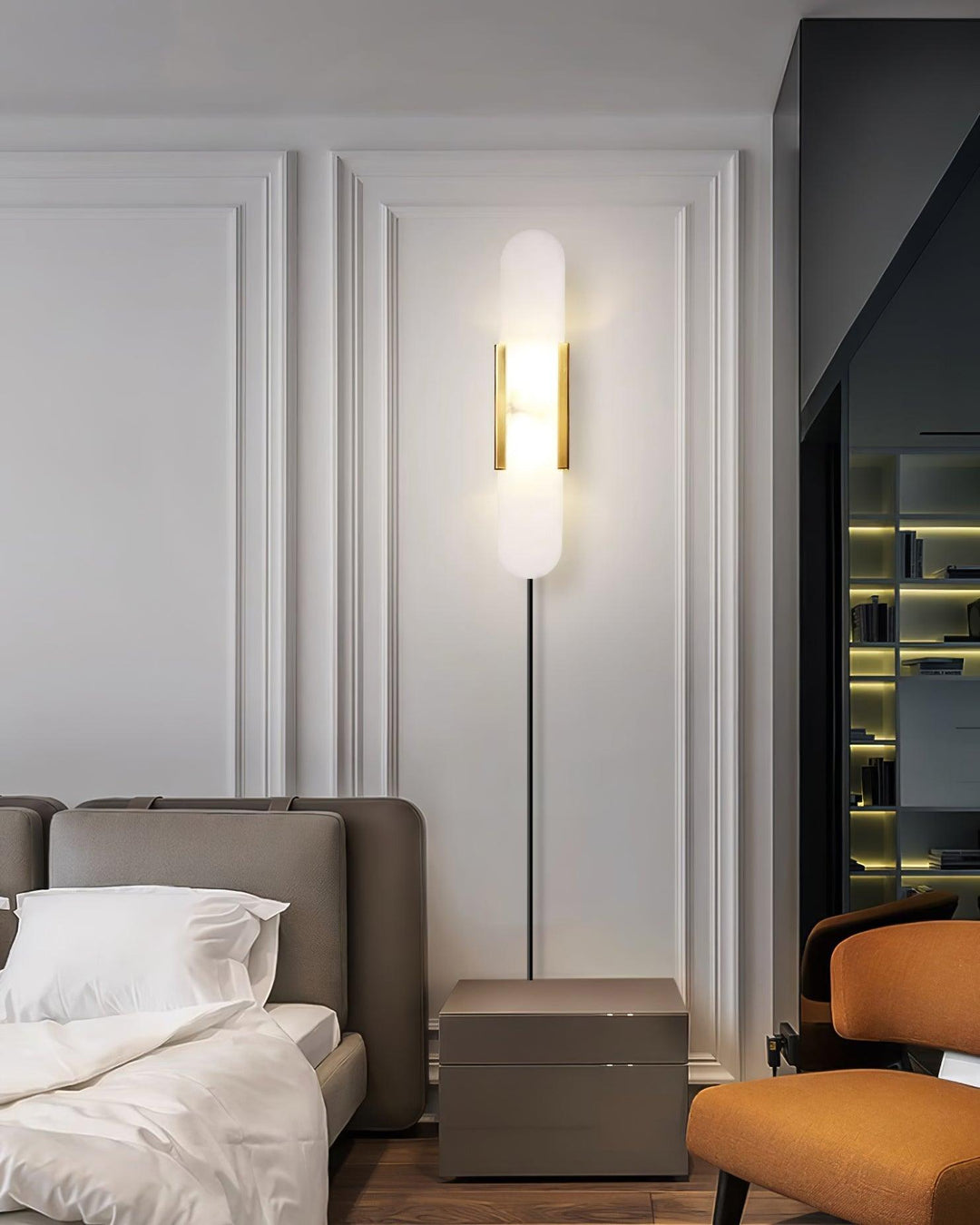 Corvina Oblong Alabaster Wall Light - Neutralighting