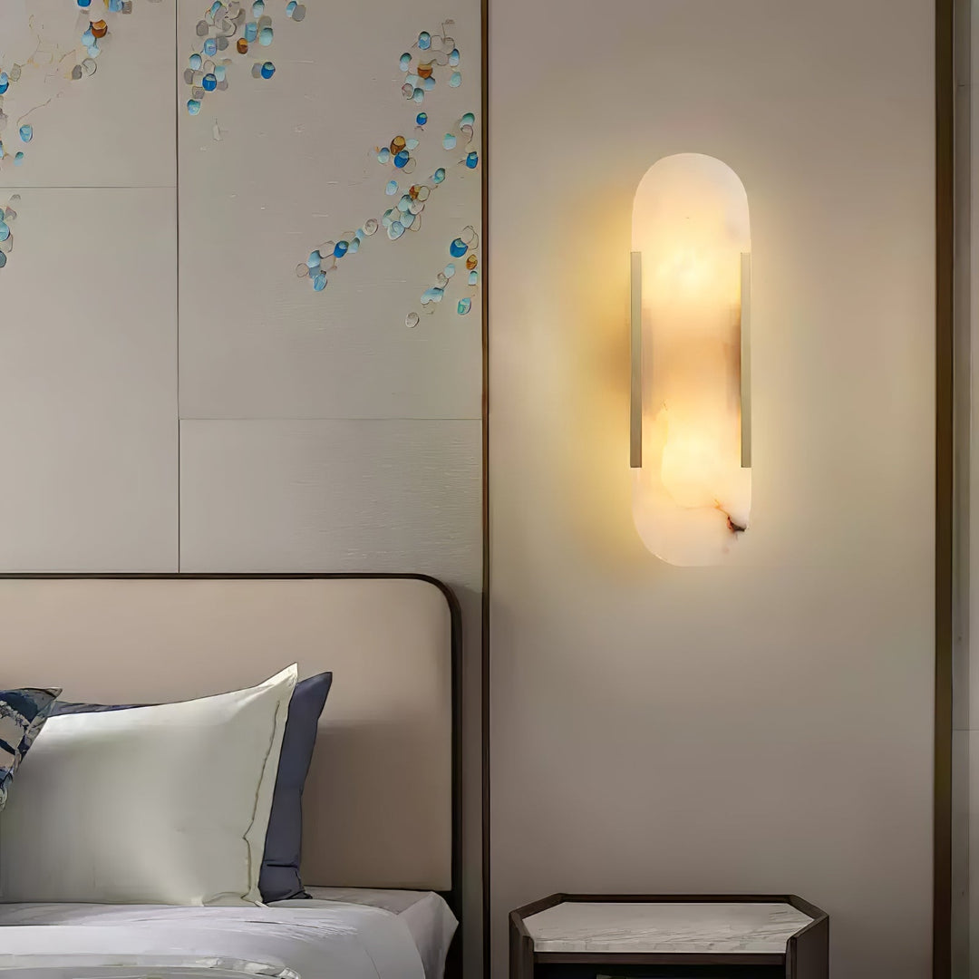 Corvina Oblong Alabaster Wall Light - Neutralighting