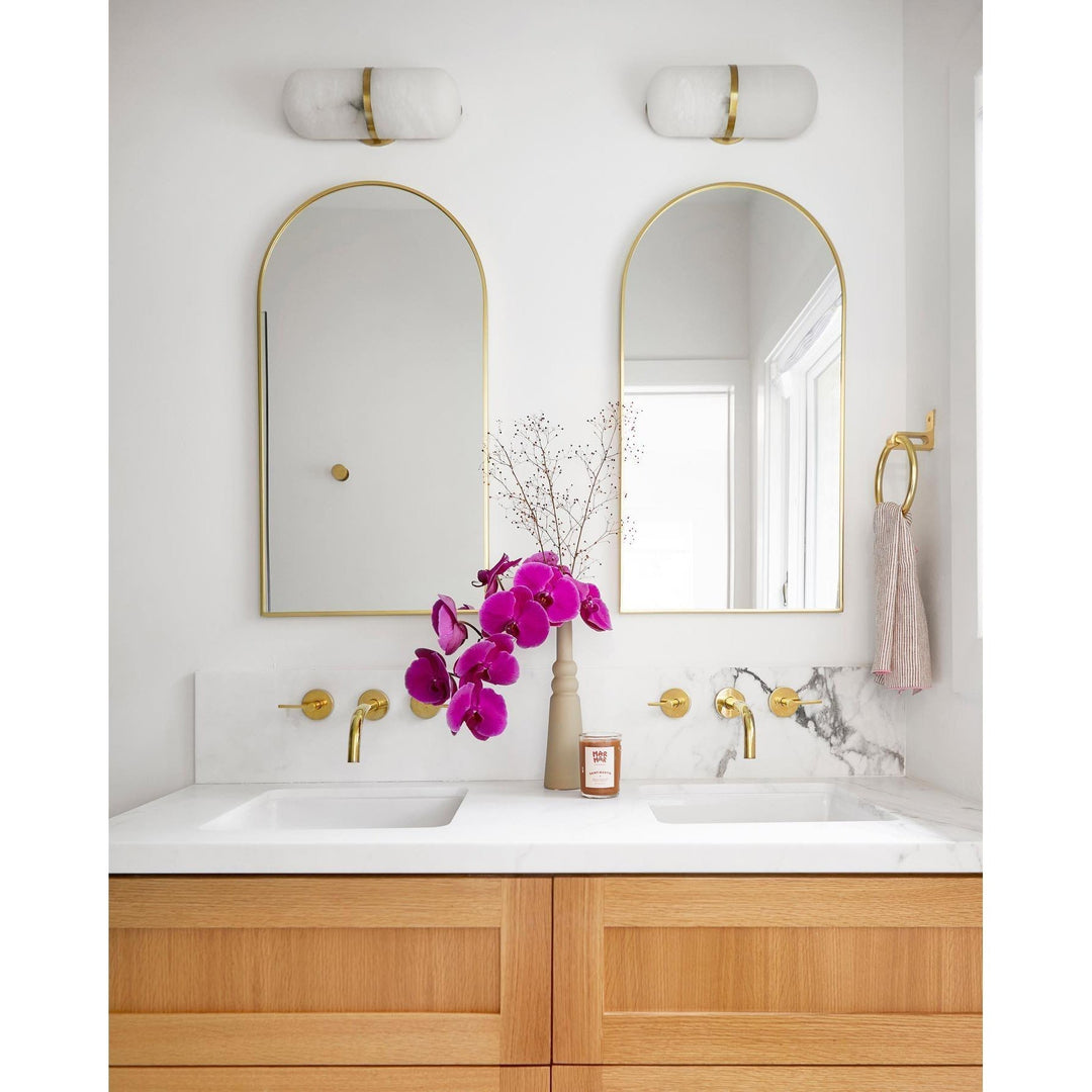 Symirel Applique Murale Albâtre Forme Pilule Minimaliste - Neutralighting