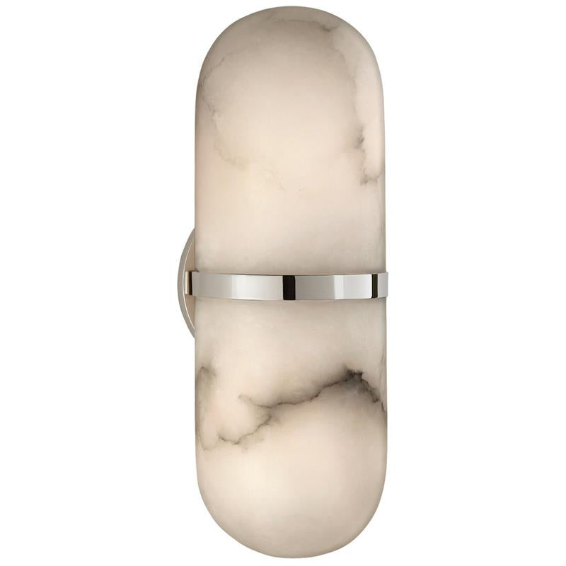 Symirel Applique Murale Albâtre Forme Pilule Minimaliste - Neutralighting