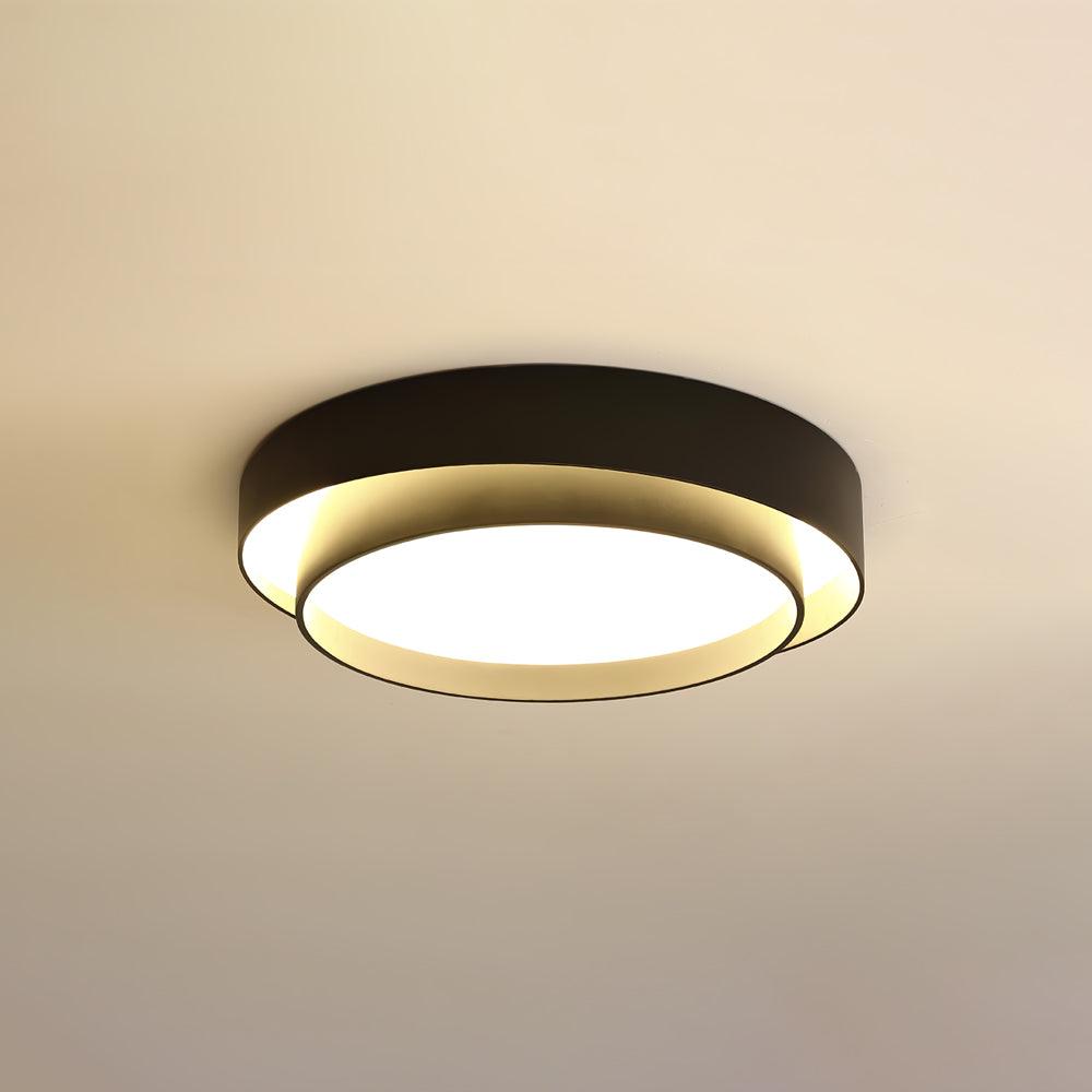 Lustra Plafonnier Double Couches Cylindre Moderne - Neutralighting
