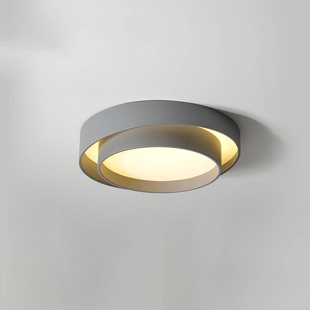 Lustra Plafonnier Double Couches Cylindre Moderne - Neutralighting