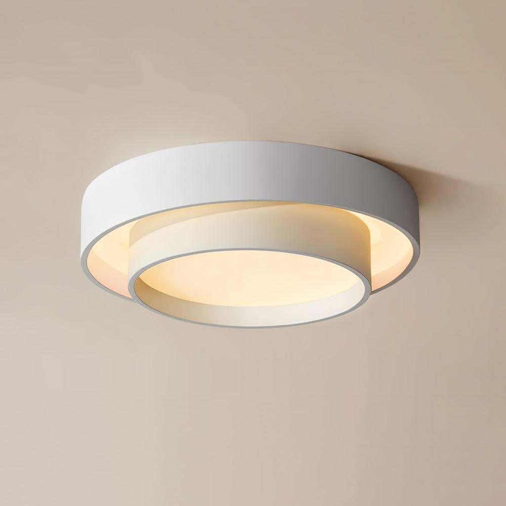 Lustra Plafonnier Double Couches Cylindre Moderne - Neutralighting