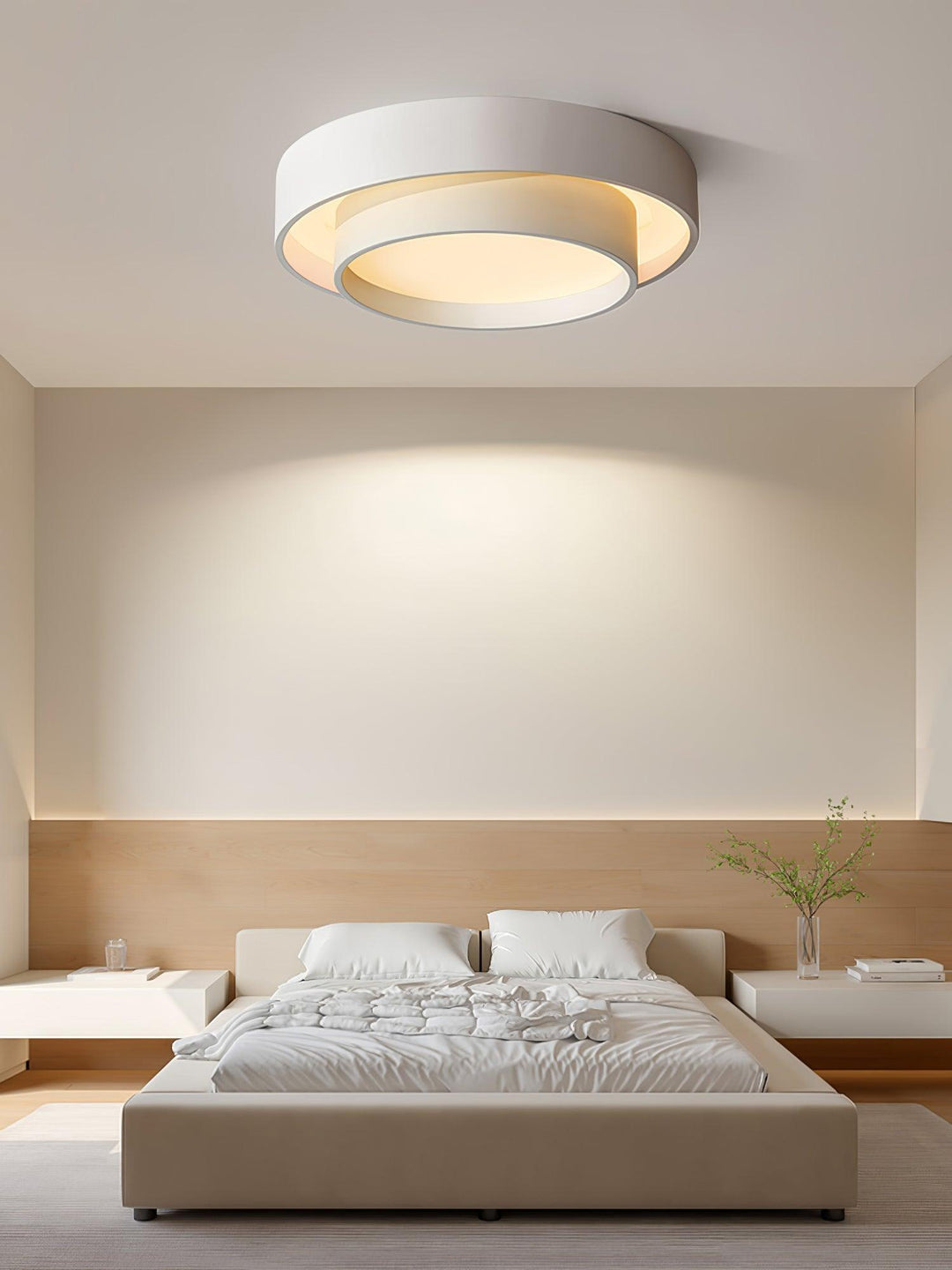 Lustra Plafonnier Double Couches Cylindre Moderne - Neutralighting