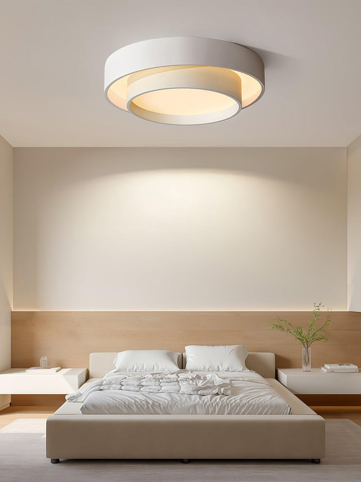 Lustra Plafonnier Double Couches Cylindre Moderne - Neutralighting
