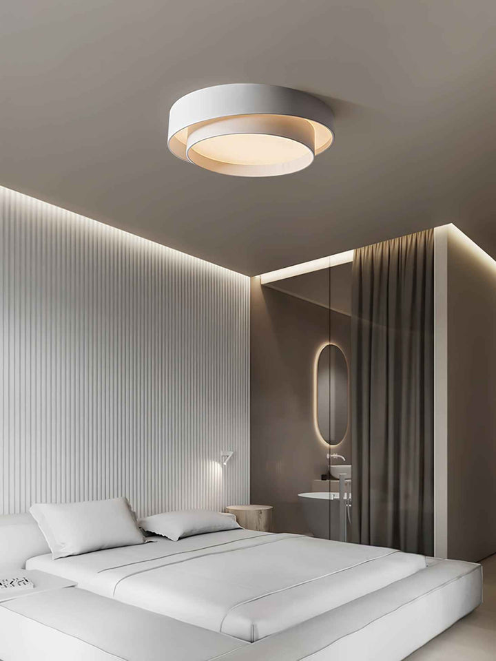 Lustra Acrylique 40cm Noir LED 26W