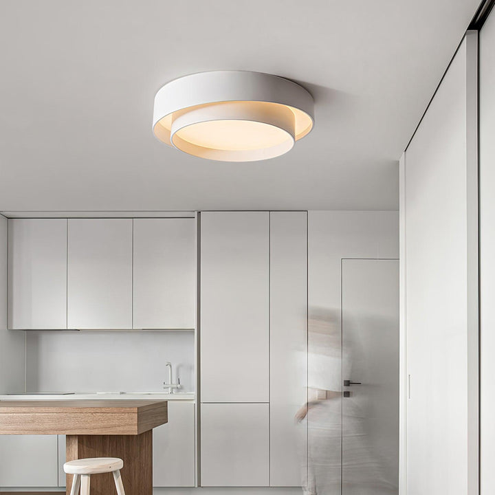 Lustra Plafonnier Double Couches Cylindre Moderne - Neutralighting