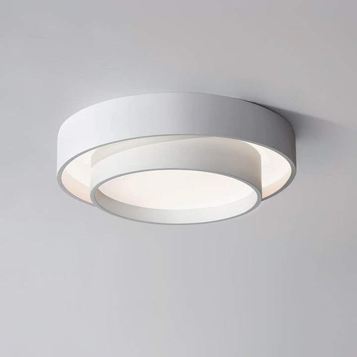 Lustra Plafonnier Double Couches Cylindre Moderne - Neutralighting