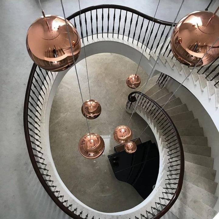 Solara Suspension en Verre Soufflé Cluster Irrégulier Sculptural - Neutralighting