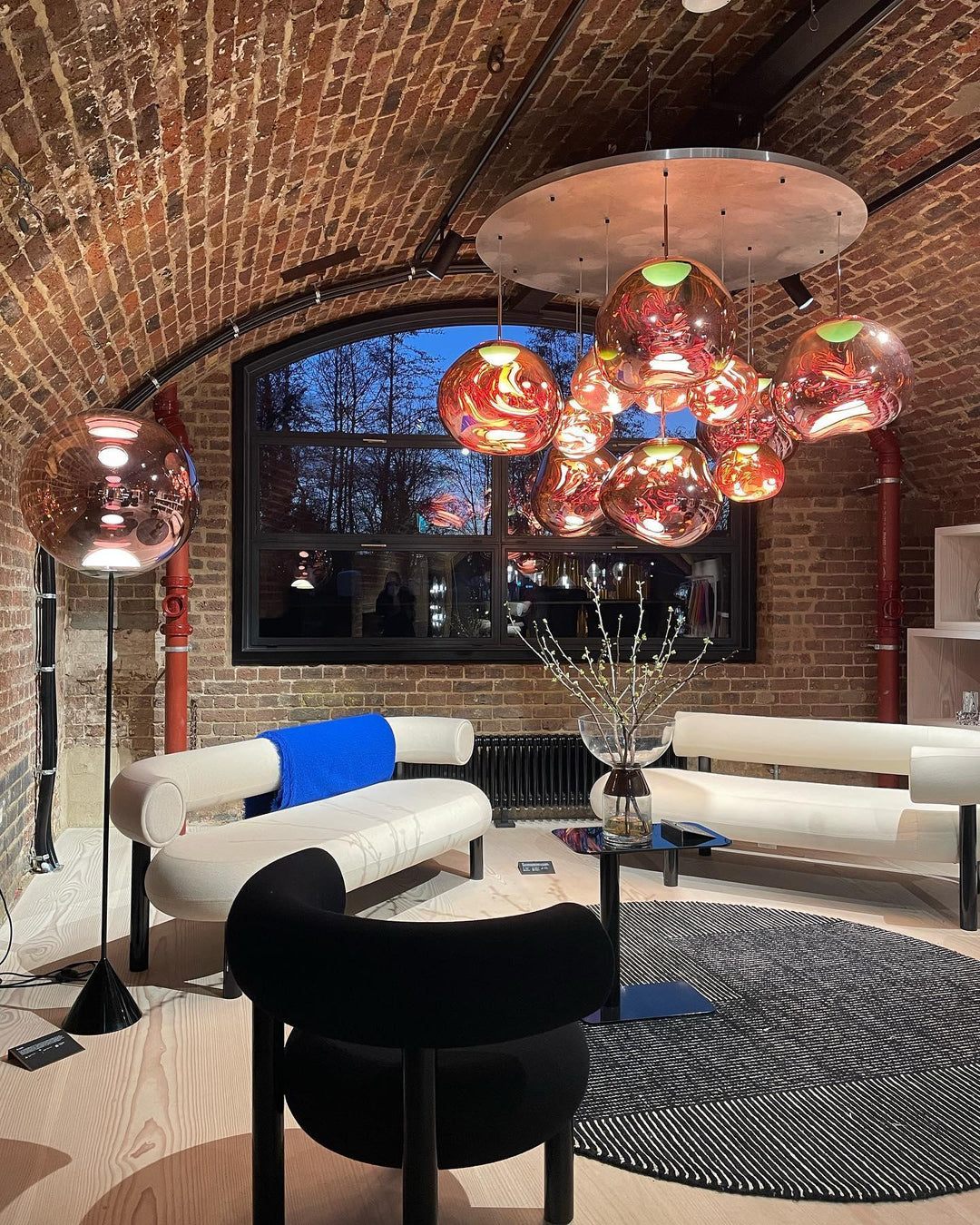Solara Suspension en Verre Soufflé Cluster Irrégulier Sculptural - Neutralighting