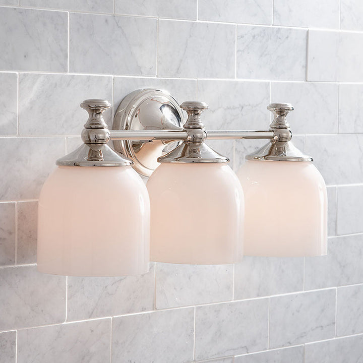 Lumen Sconce Mural Moderne Minimaliste à Bras Courts en Chrome Métal Verre - Neutralighting