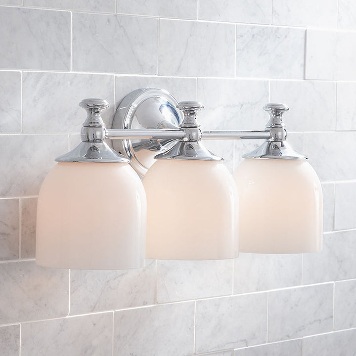 Lumen Sconce Mural Moderne Minimaliste à Bras Courts en Chrome Métal Verre - Neutralighting