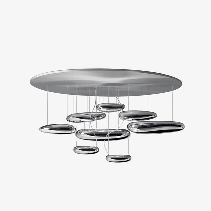 Lustra Plafonnier en Aluminium Galet - Neutralighting