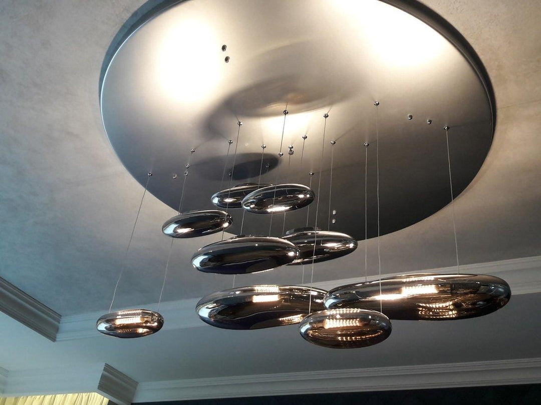Lustra Plafonnier en Aluminium Galet - Neutralighting