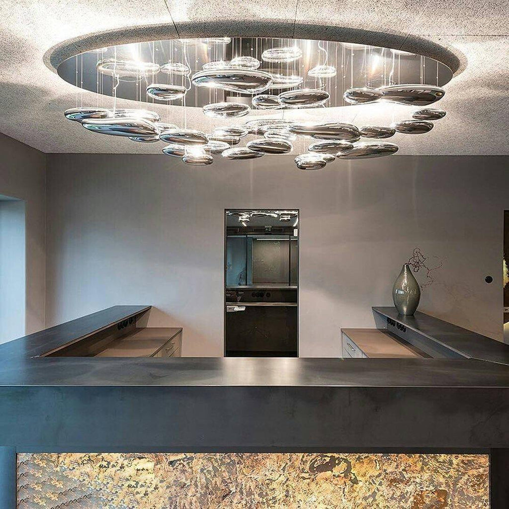 Lustra Plafonnier en Aluminium Galet - Neutralighting