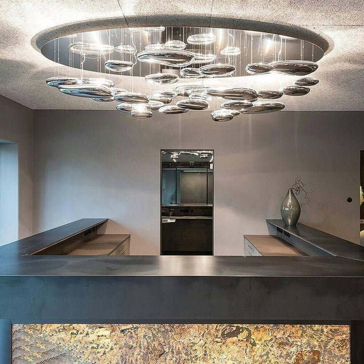Lustra Plafonnier en Aluminium Galet - Neutralighting