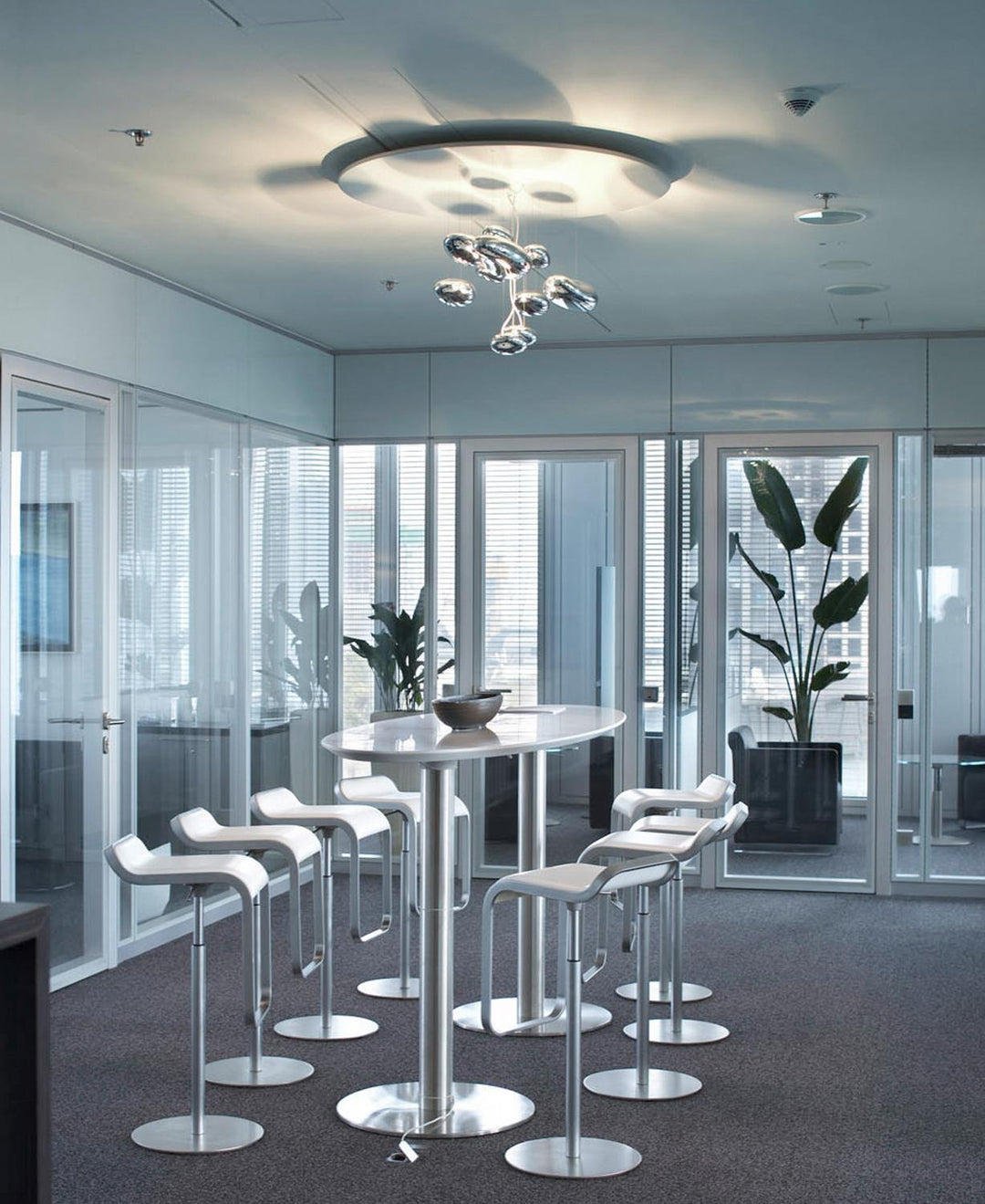 Lustra Plafonnier en Aluminium Galet - Neutralighting