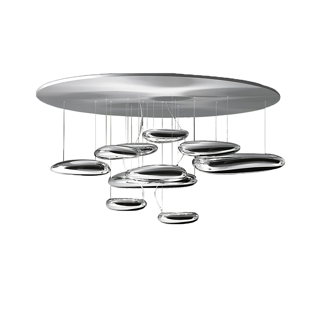 Lustra Plafonnier en Aluminium Galet - Neutralighting