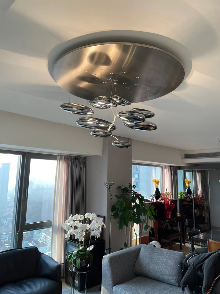 Lustra Plafonnier en Aluminium Galet - Neutralighting