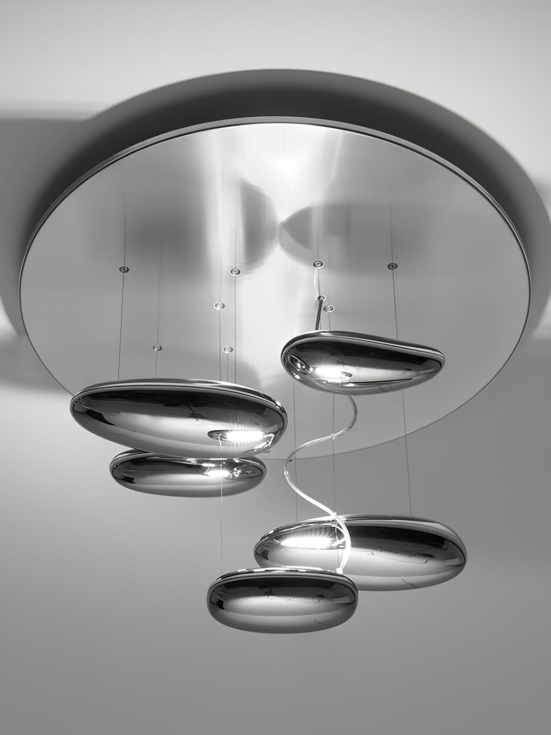 Lustra Plafonnier en Aluminium Galet - Neutralighting