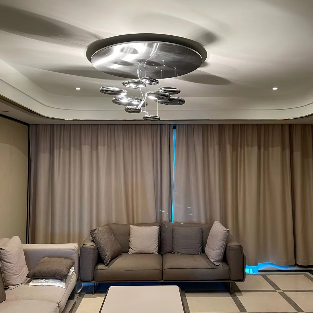 Lustra Plafonnier en Aluminium Galet - Neutralighting