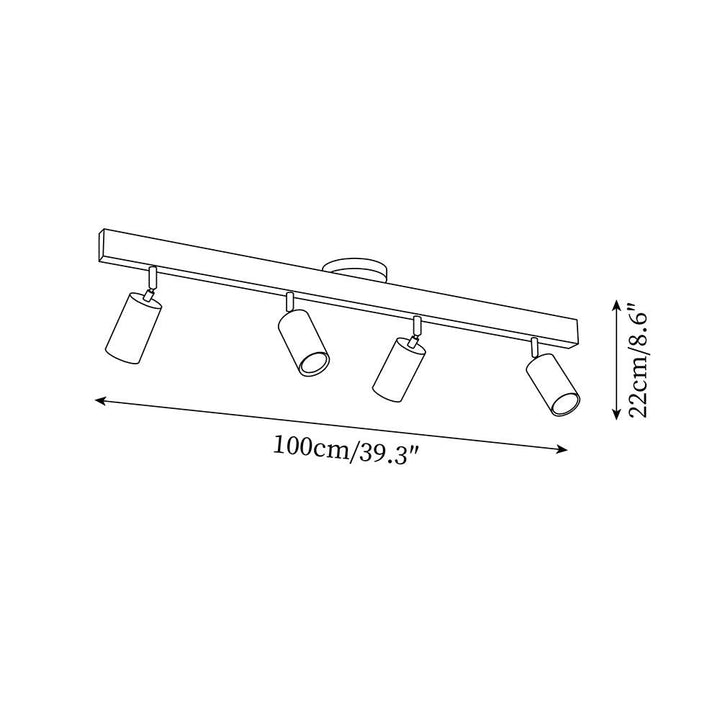 Veril Plafonnier Spot Bois - Neutralighting
