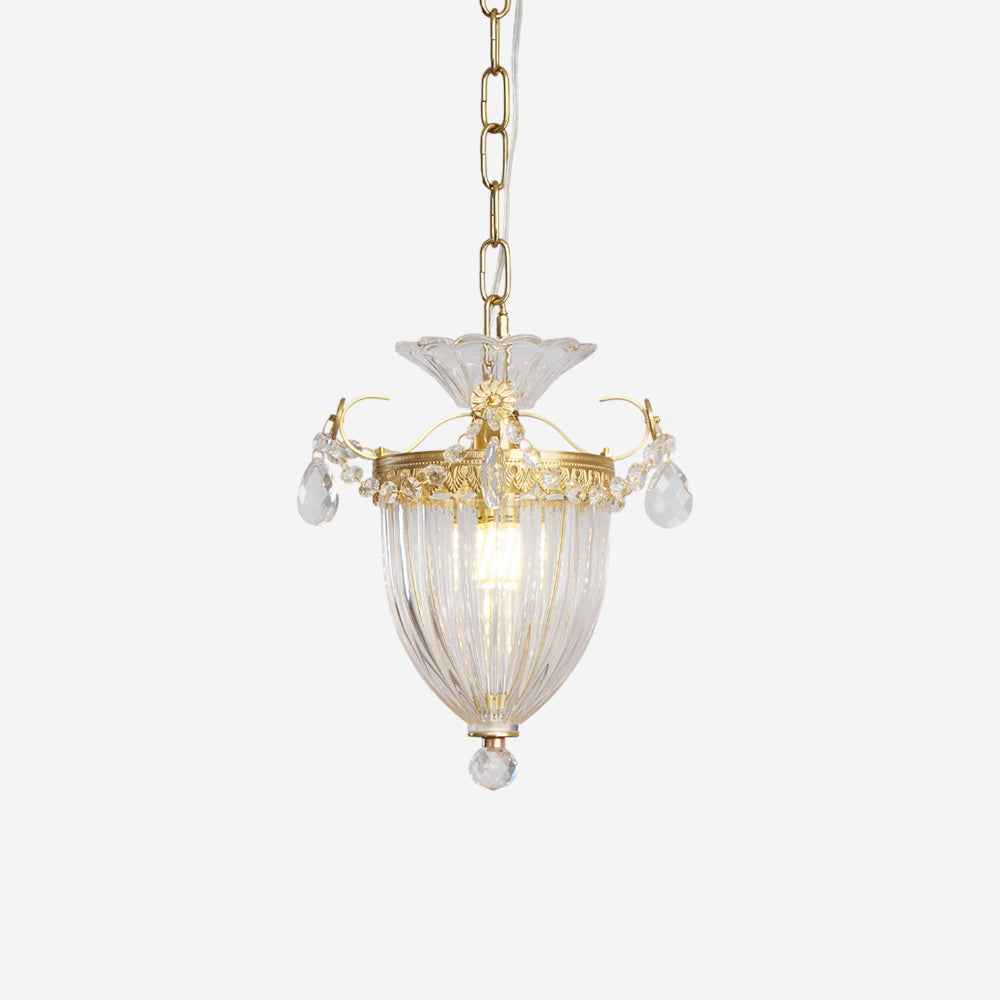 Lampe Pendante Glamour Vintage Gouttes de Cristal Accent Table à Manger - Neutralighting