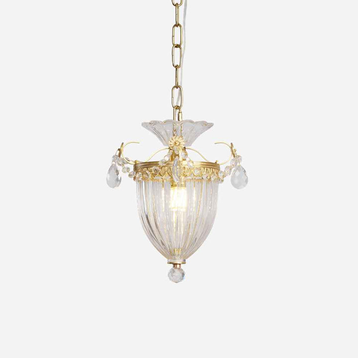 Lampe Pendante Glamour Vintage Gouttes de Cristal Accent Table à Manger - Neutralighting