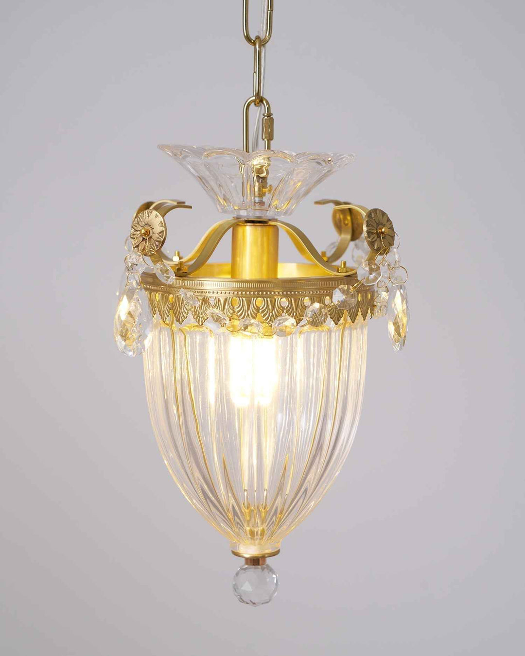 Lampe Pendante Glamour Vintage Gouttes de Cristal Accent Table à Manger - Neutralighting