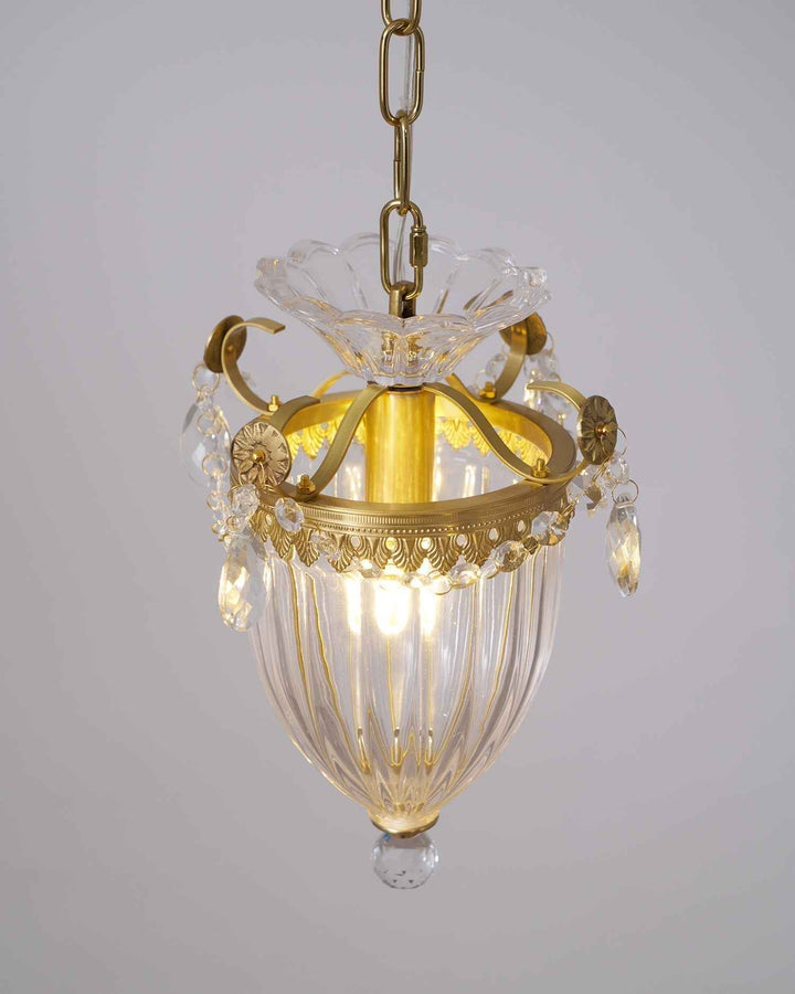 Lampe Pendante Glamour Vintage Gouttes de Cristal Accent Table à Manger - Neutralighting