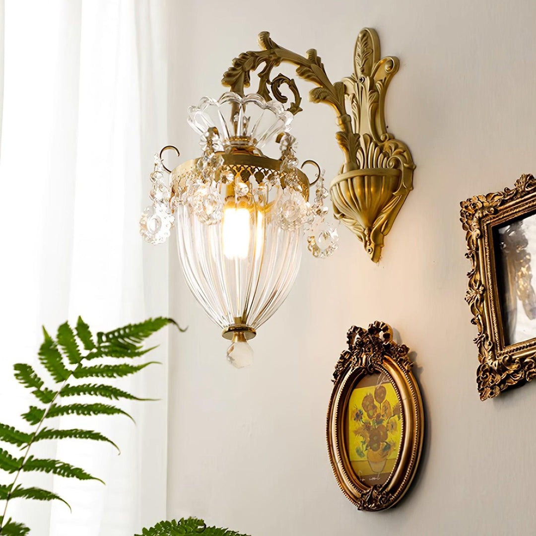 Elosia Lustra Applique Murale Double Dorée Élégante - Neutralighting