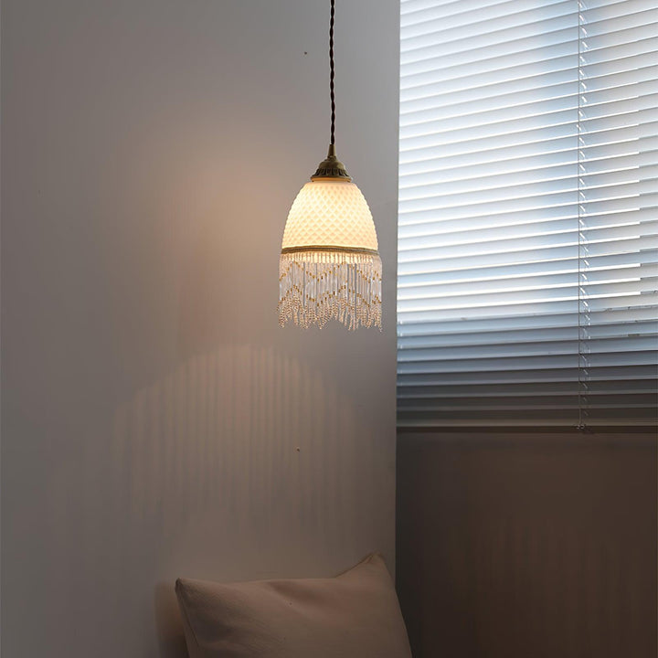 Mesh Lampe Pendante en Verre À Franges - Neutralighting