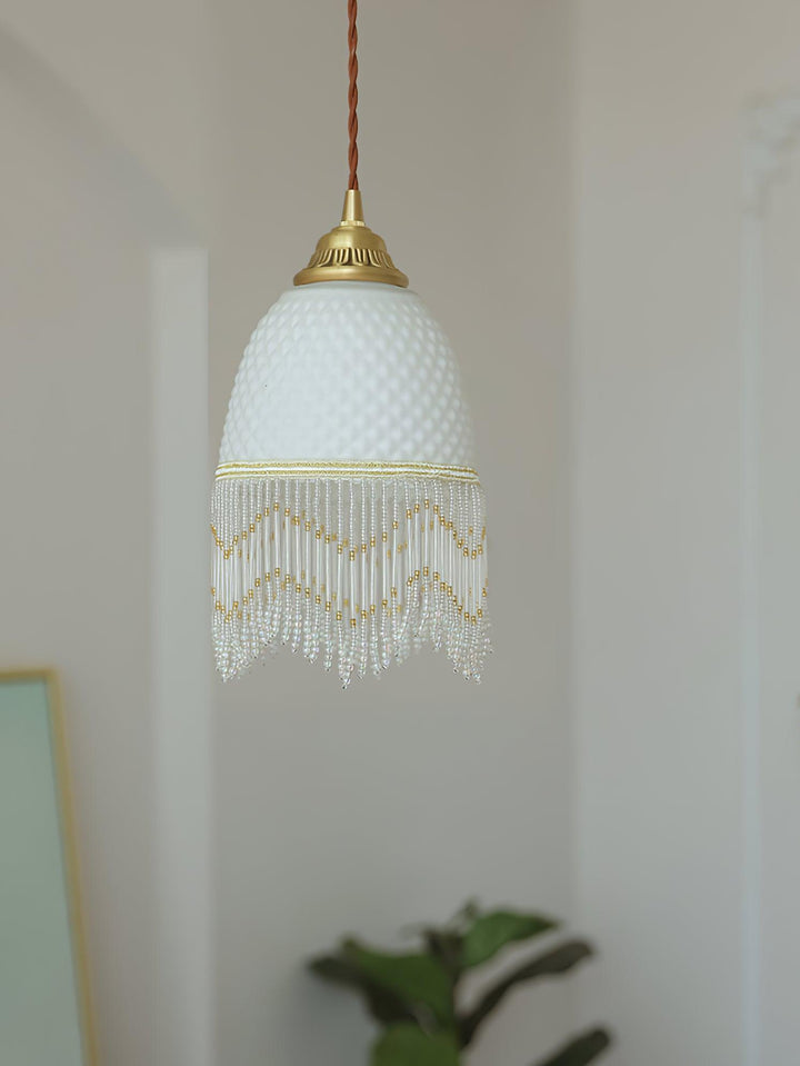 Mesh Lampe Pendante en Verre À Franges - Neutralighting